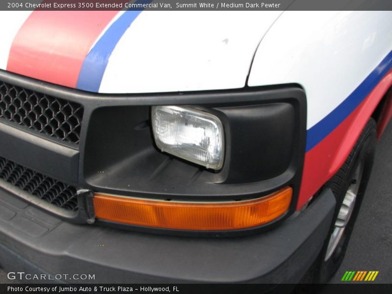 Summit White / Medium Dark Pewter 2004 Chevrolet Express 3500 Extended Commercial Van