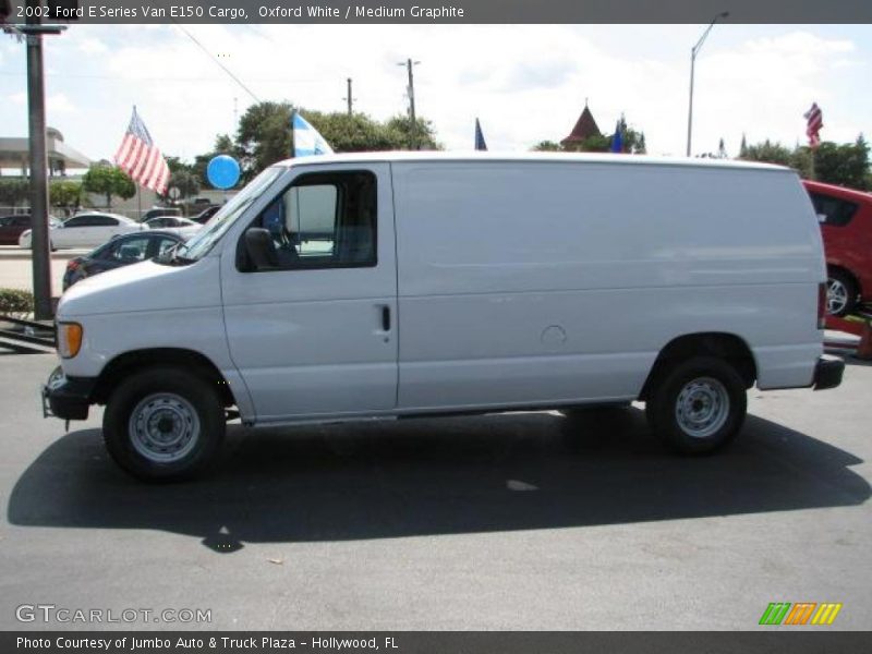 Oxford White / Medium Graphite 2002 Ford E Series Van E150 Cargo