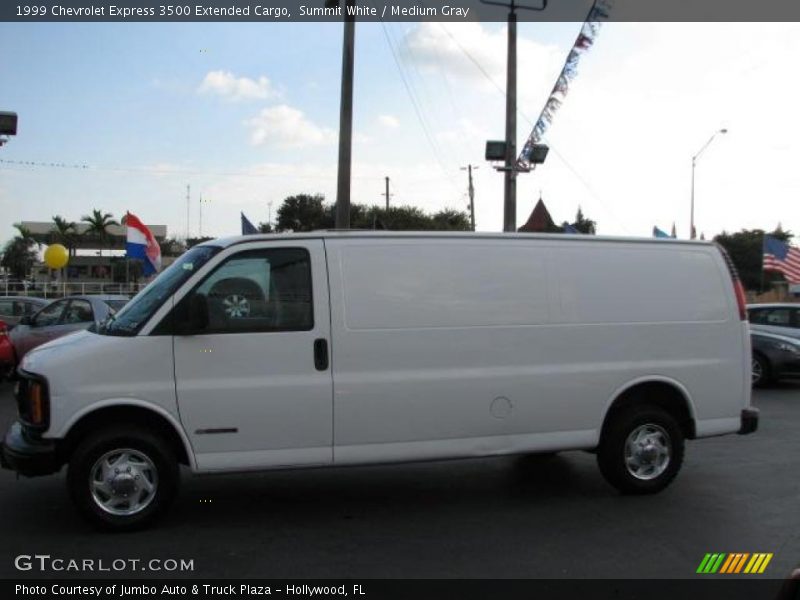 Summit White / Medium Gray 1999 Chevrolet Express 3500 Extended Cargo