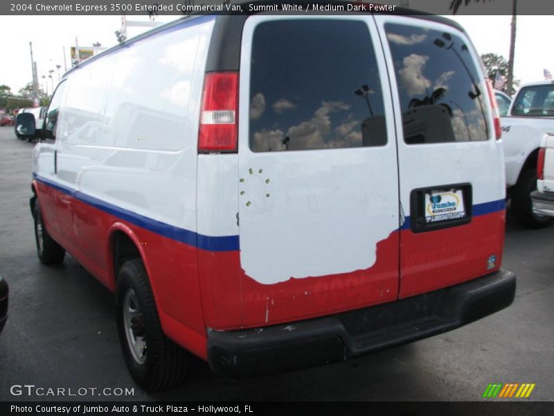 Summit White / Medium Dark Pewter 2004 Chevrolet Express 3500 Extended Commercial Van