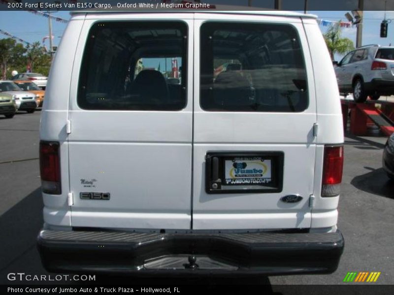 Oxford White / Medium Graphite 2002 Ford E Series Van E150 Cargo