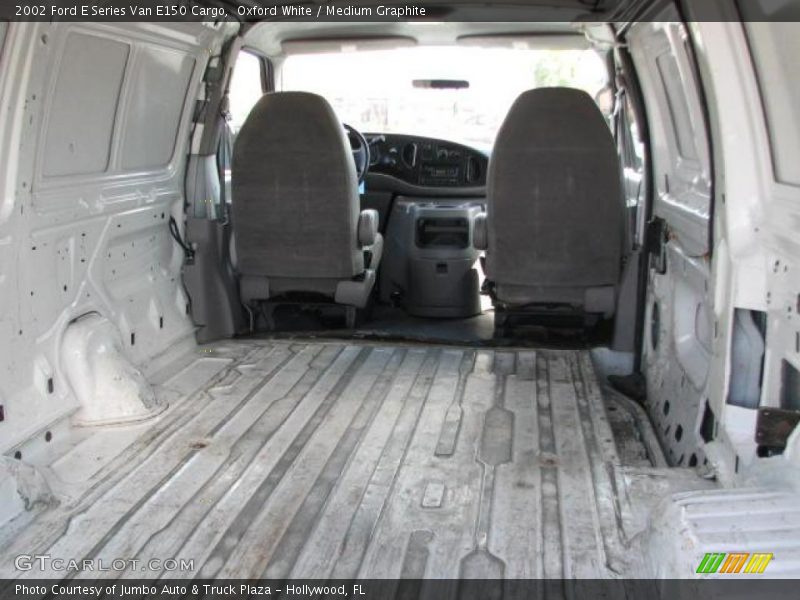 Oxford White / Medium Graphite 2002 Ford E Series Van E150 Cargo