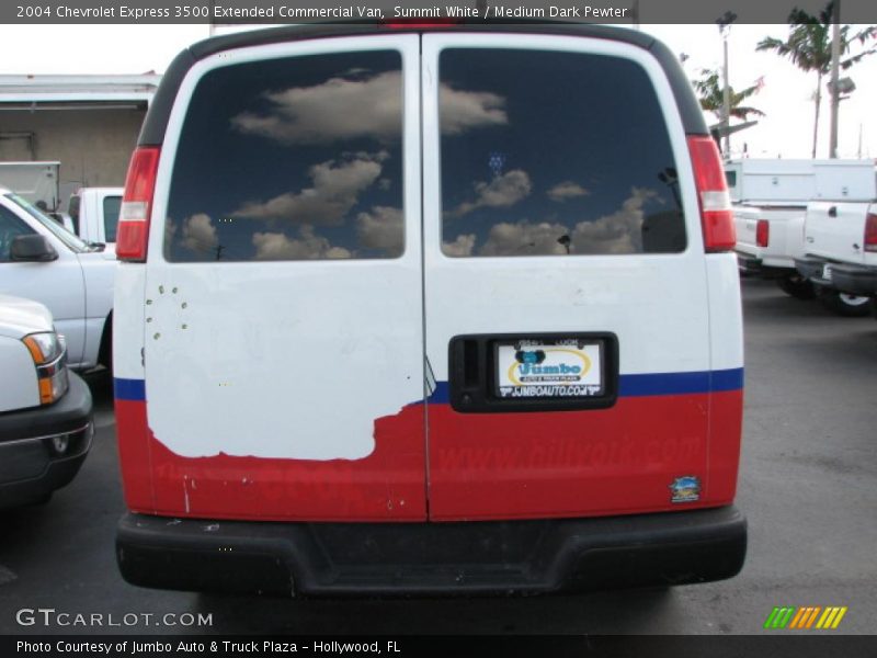 Summit White / Medium Dark Pewter 2004 Chevrolet Express 3500 Extended Commercial Van