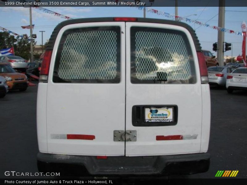 Summit White / Medium Gray 1999 Chevrolet Express 3500 Extended Cargo