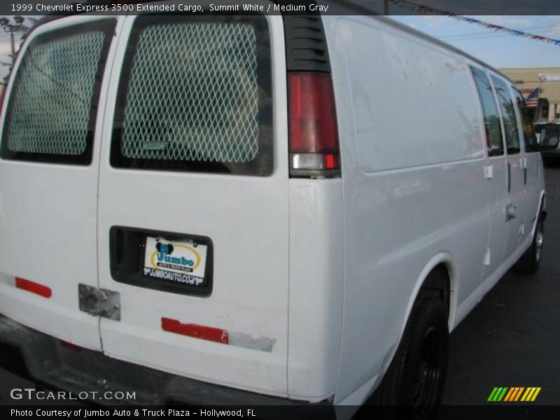 Summit White / Medium Gray 1999 Chevrolet Express 3500 Extended Cargo