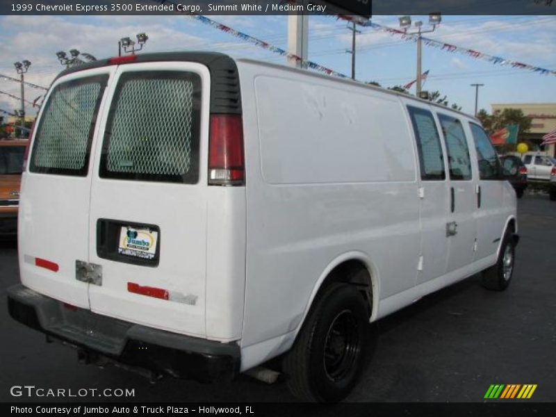 Summit White / Medium Gray 1999 Chevrolet Express 3500 Extended Cargo