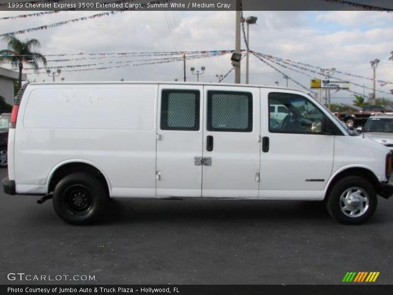 Summit White / Medium Gray 1999 Chevrolet Express 3500 Extended Cargo