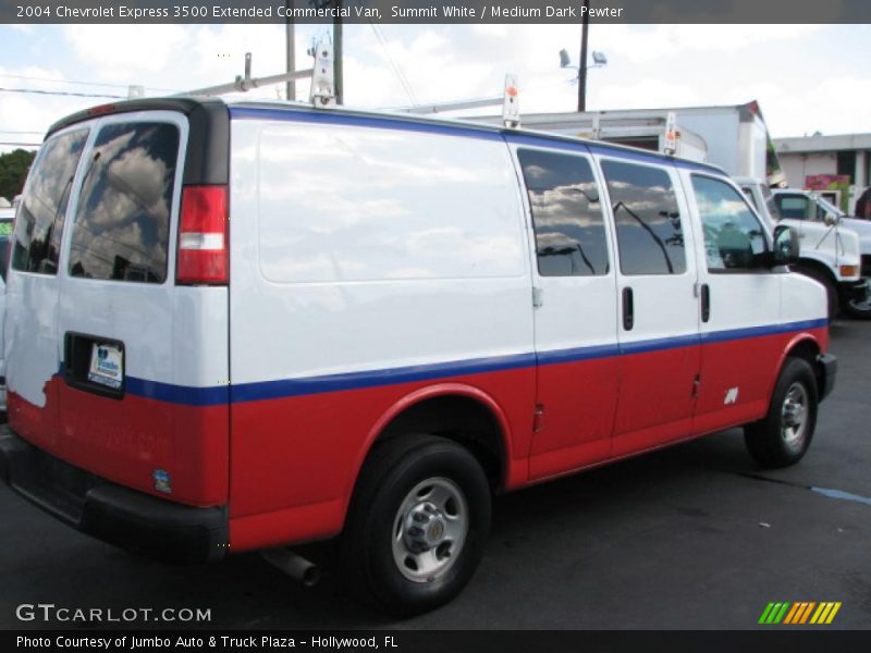 Summit White / Medium Dark Pewter 2004 Chevrolet Express 3500 Extended Commercial Van