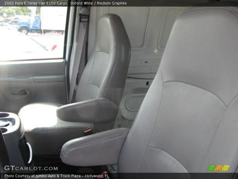 Oxford White / Medium Graphite 2002 Ford E Series Van E150 Cargo