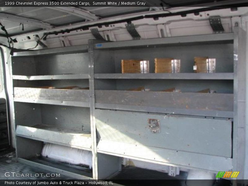 Summit White / Medium Gray 1999 Chevrolet Express 3500 Extended Cargo