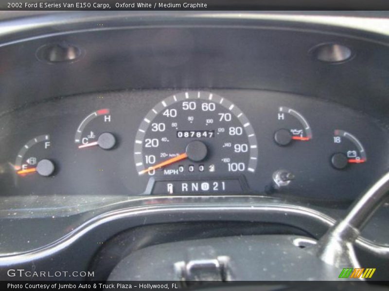  2002 E Series Van E150 Cargo E150 Cargo Gauges