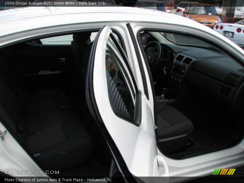Stone White / Dark Slate Gray 2009 Dodge Avenger R/T