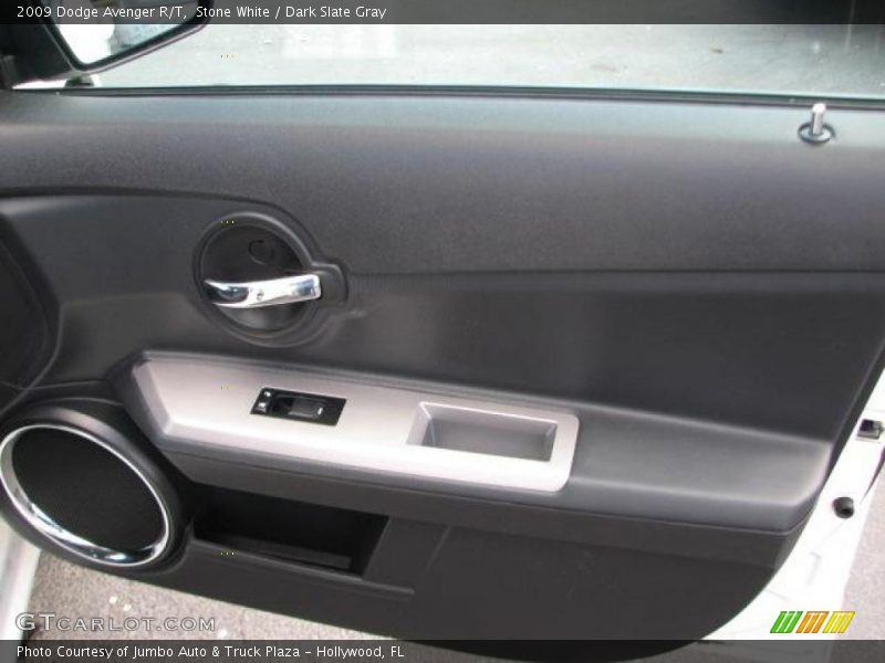 Stone White / Dark Slate Gray 2009 Dodge Avenger R/T