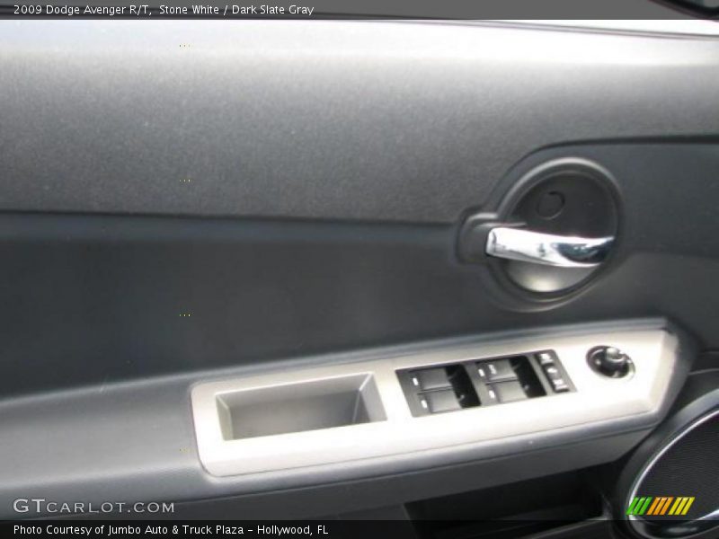 Stone White / Dark Slate Gray 2009 Dodge Avenger R/T