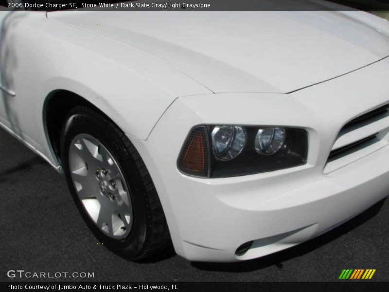Stone White / Dark Slate Gray/Light Graystone 2006 Dodge Charger SE