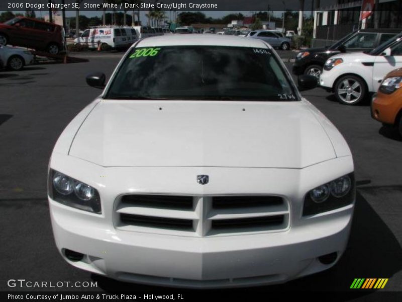 Stone White / Dark Slate Gray/Light Graystone 2006 Dodge Charger SE