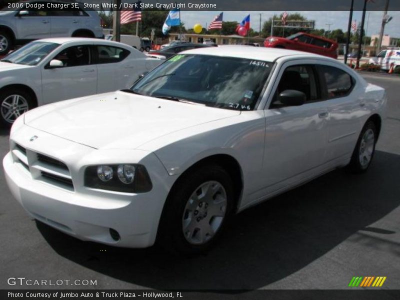 Stone White / Dark Slate Gray/Light Graystone 2006 Dodge Charger SE