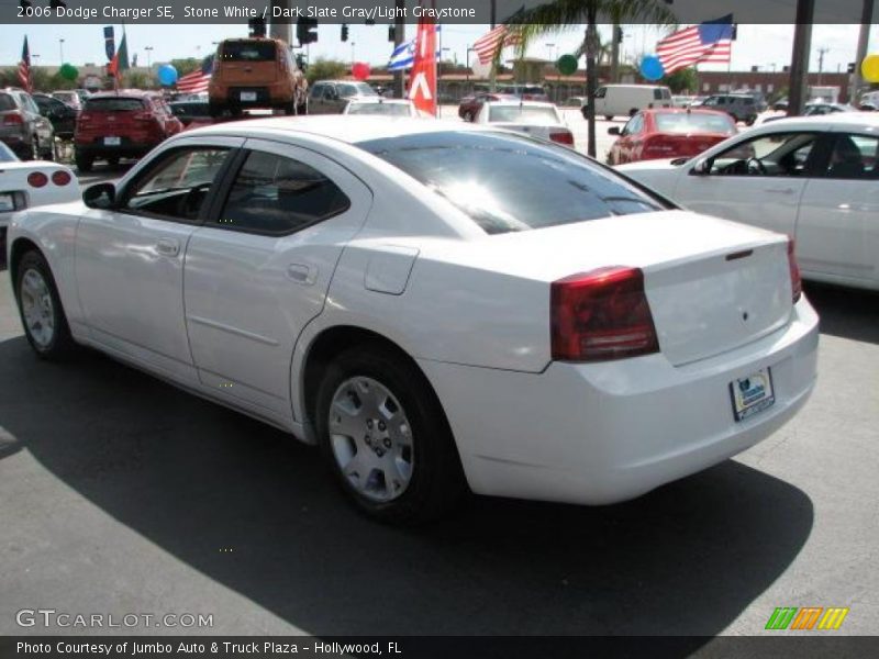 Stone White / Dark Slate Gray/Light Graystone 2006 Dodge Charger SE