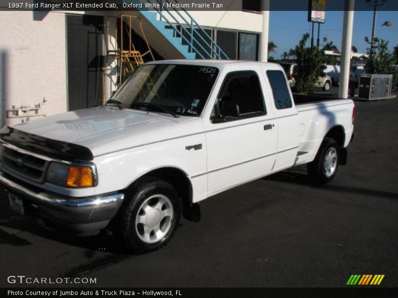 Oxford White / Medium Prairie Tan 1997 Ford Ranger XLT Extended Cab