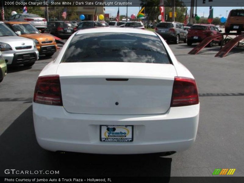 Stone White / Dark Slate Gray/Light Graystone 2006 Dodge Charger SE