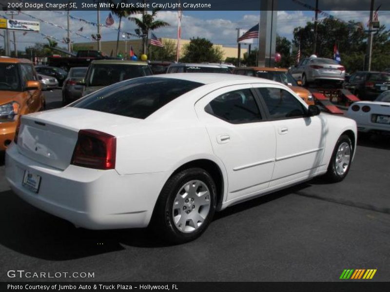 Stone White / Dark Slate Gray/Light Graystone 2006 Dodge Charger SE