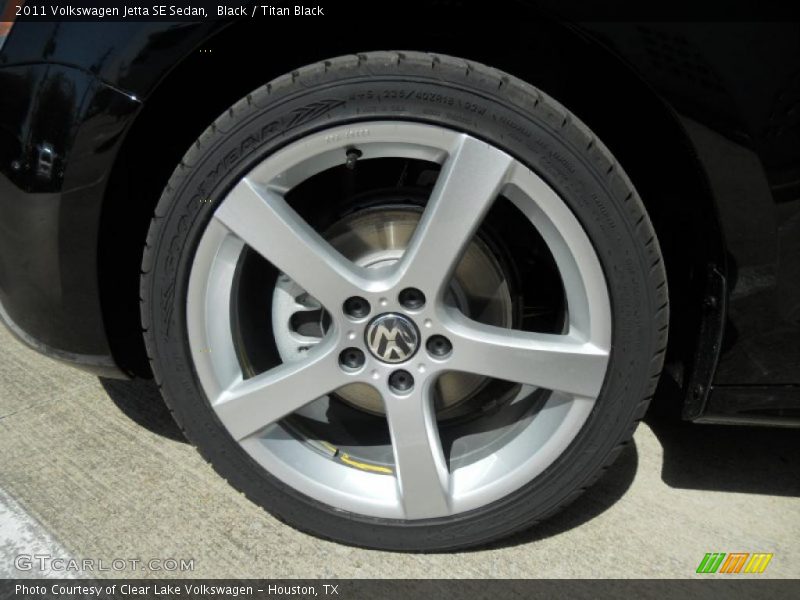 Black / Titan Black 2011 Volkswagen Jetta SE Sedan