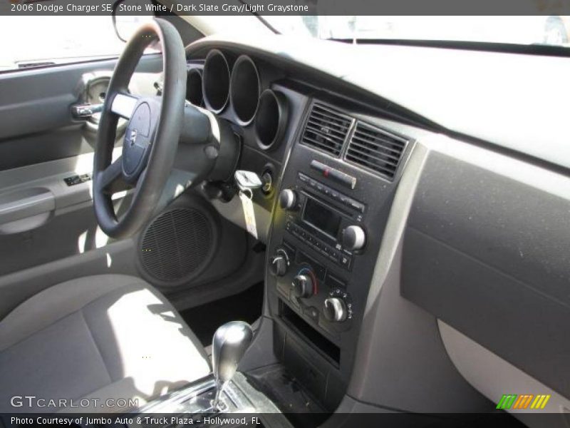 Stone White / Dark Slate Gray/Light Graystone 2006 Dodge Charger SE