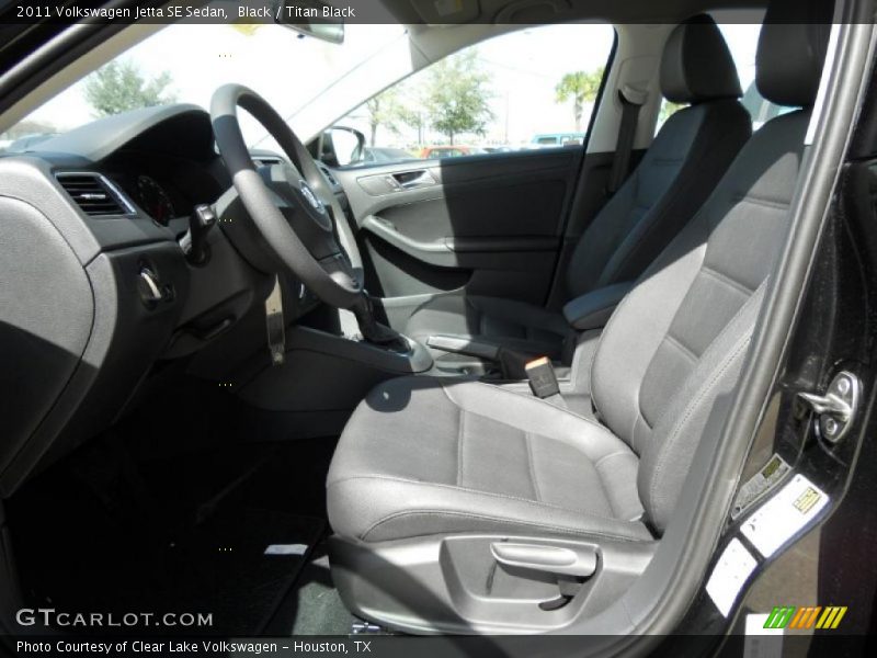 Black / Titan Black 2011 Volkswagen Jetta SE Sedan