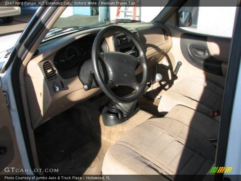 Oxford White / Medium Prairie Tan 1997 Ford Ranger XLT Extended Cab