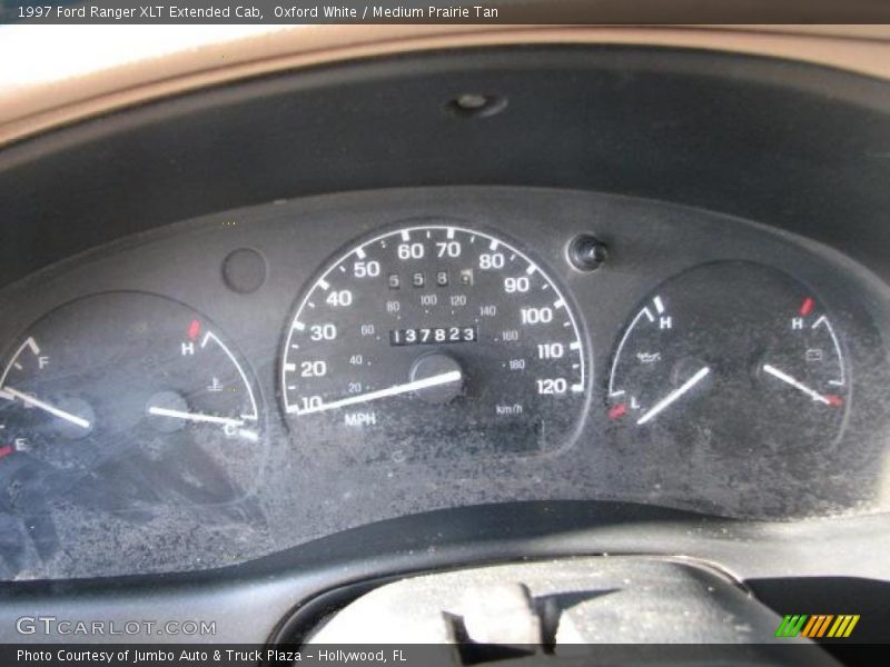 Oxford White / Medium Prairie Tan 1997 Ford Ranger XLT Extended Cab