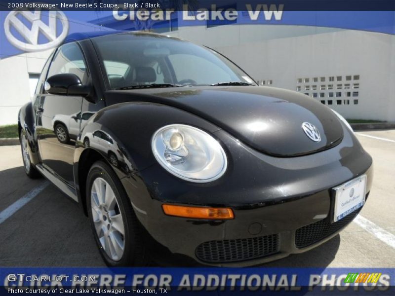 Black / Black 2008 Volkswagen New Beetle S Coupe