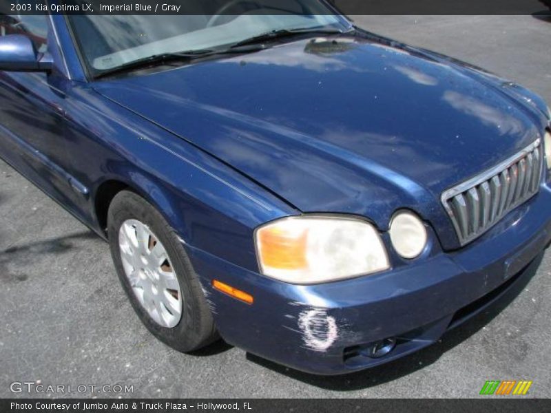 Imperial Blue / Gray 2003 Kia Optima LX