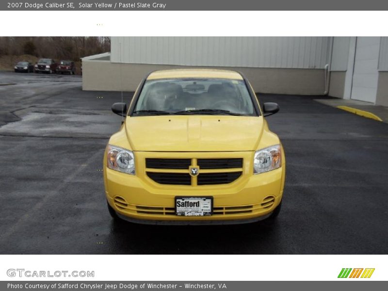 Solar Yellow / Pastel Slate Gray 2007 Dodge Caliber SE