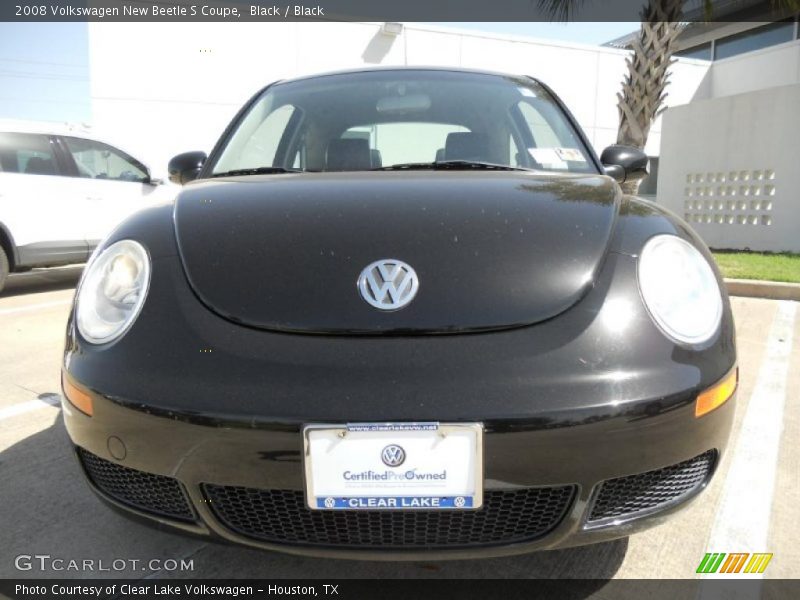 Black / Black 2008 Volkswagen New Beetle S Coupe