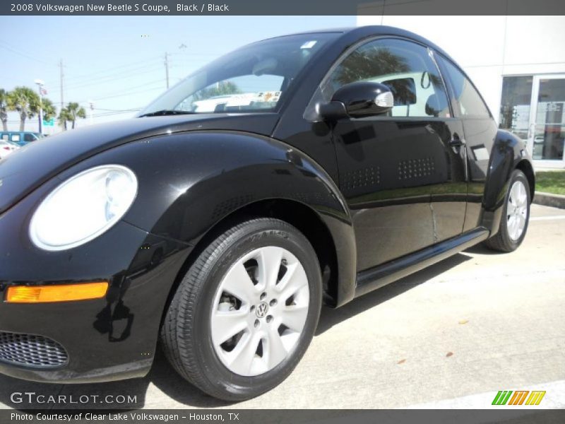 Black / Black 2008 Volkswagen New Beetle S Coupe