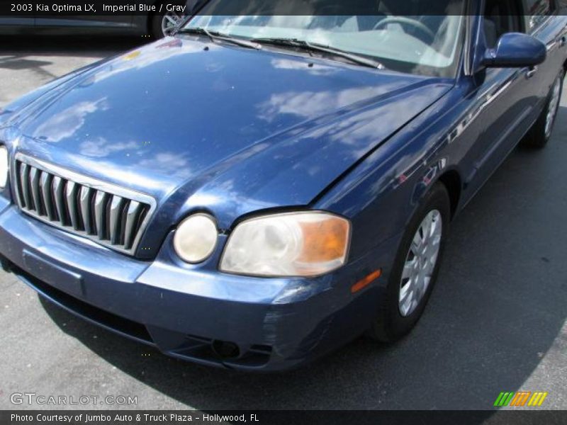 Imperial Blue / Gray 2003 Kia Optima LX
