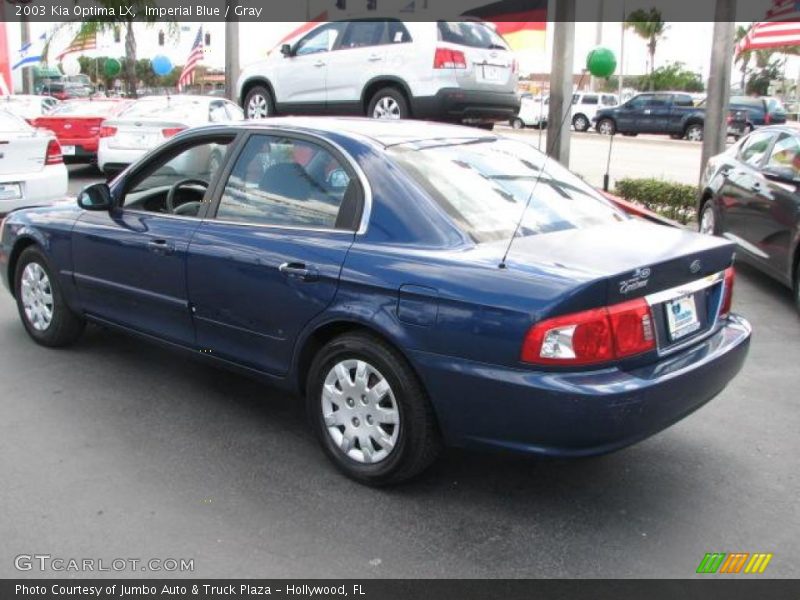 Imperial Blue / Gray 2003 Kia Optima LX