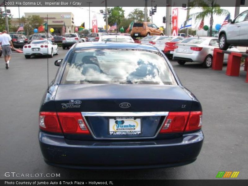 Imperial Blue / Gray 2003 Kia Optima LX