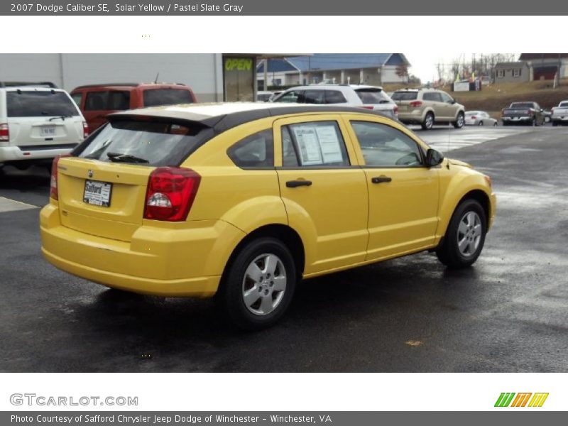 Solar Yellow / Pastel Slate Gray 2007 Dodge Caliber SE