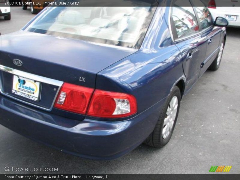 Imperial Blue / Gray 2003 Kia Optima LX