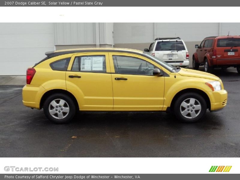 Solar Yellow / Pastel Slate Gray 2007 Dodge Caliber SE