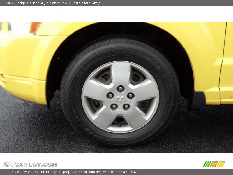 Solar Yellow / Pastel Slate Gray 2007 Dodge Caliber SE