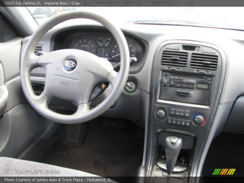 Dashboard of 2003 Optima LX