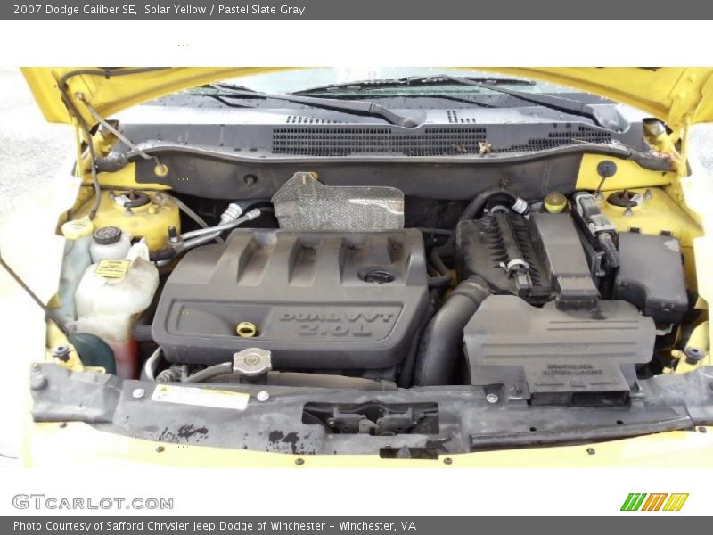 Solar Yellow / Pastel Slate Gray 2007 Dodge Caliber SE