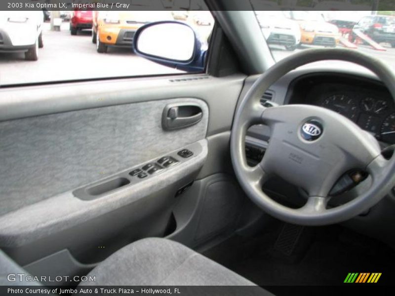 Imperial Blue / Gray 2003 Kia Optima LX