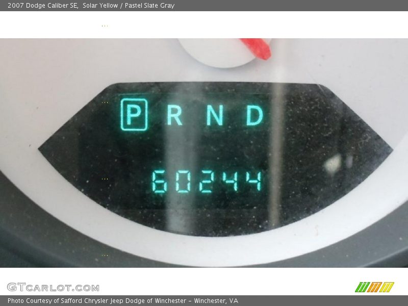 Solar Yellow / Pastel Slate Gray 2007 Dodge Caliber SE