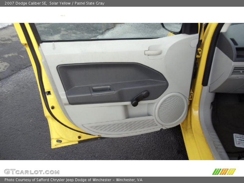 Solar Yellow / Pastel Slate Gray 2007 Dodge Caliber SE