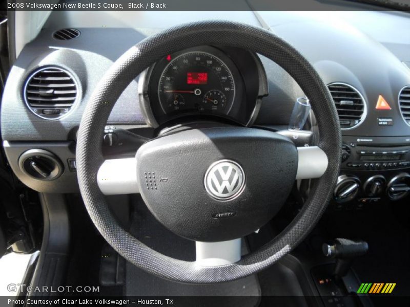 Black / Black 2008 Volkswagen New Beetle S Coupe