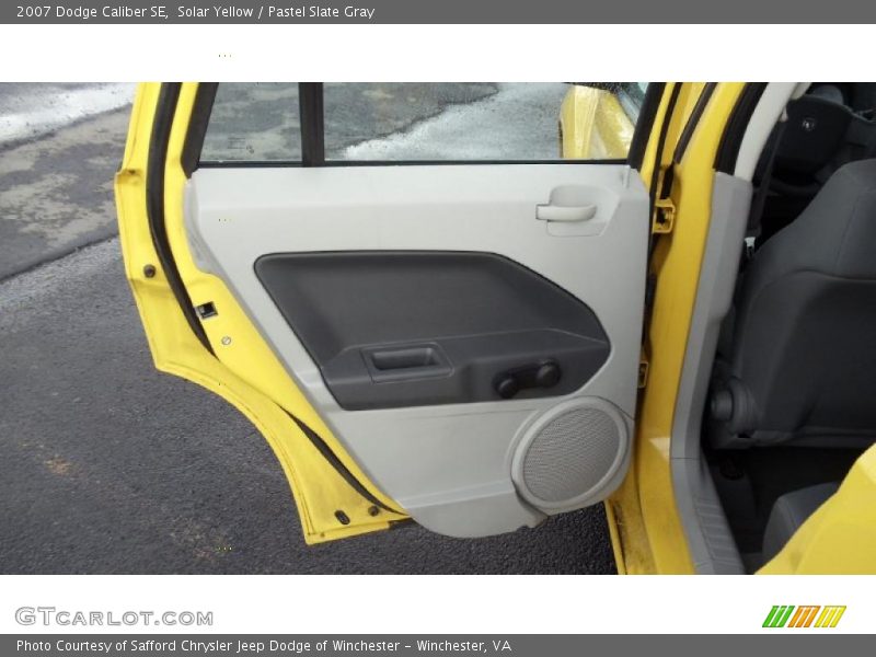 Solar Yellow / Pastel Slate Gray 2007 Dodge Caliber SE