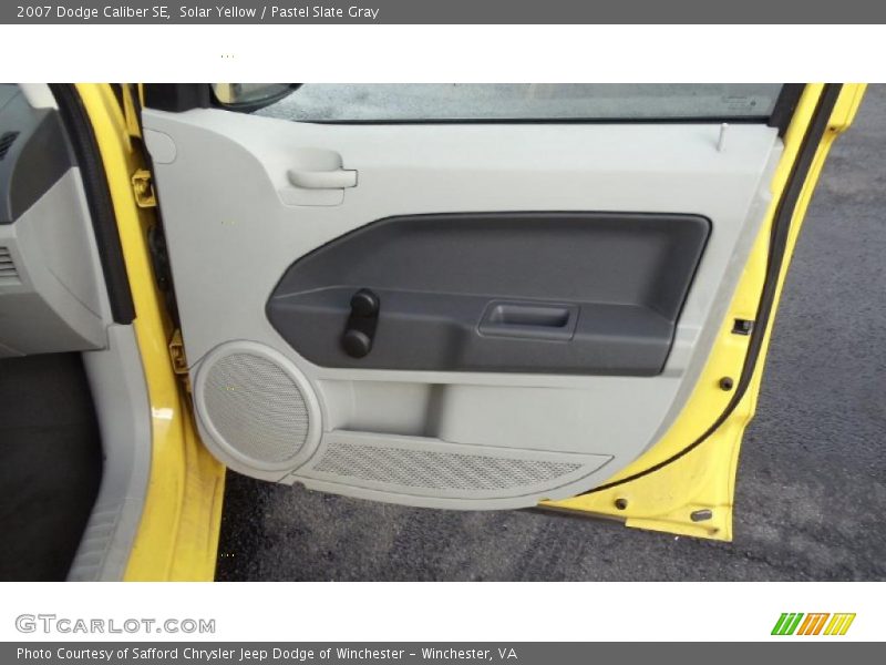 Solar Yellow / Pastel Slate Gray 2007 Dodge Caliber SE